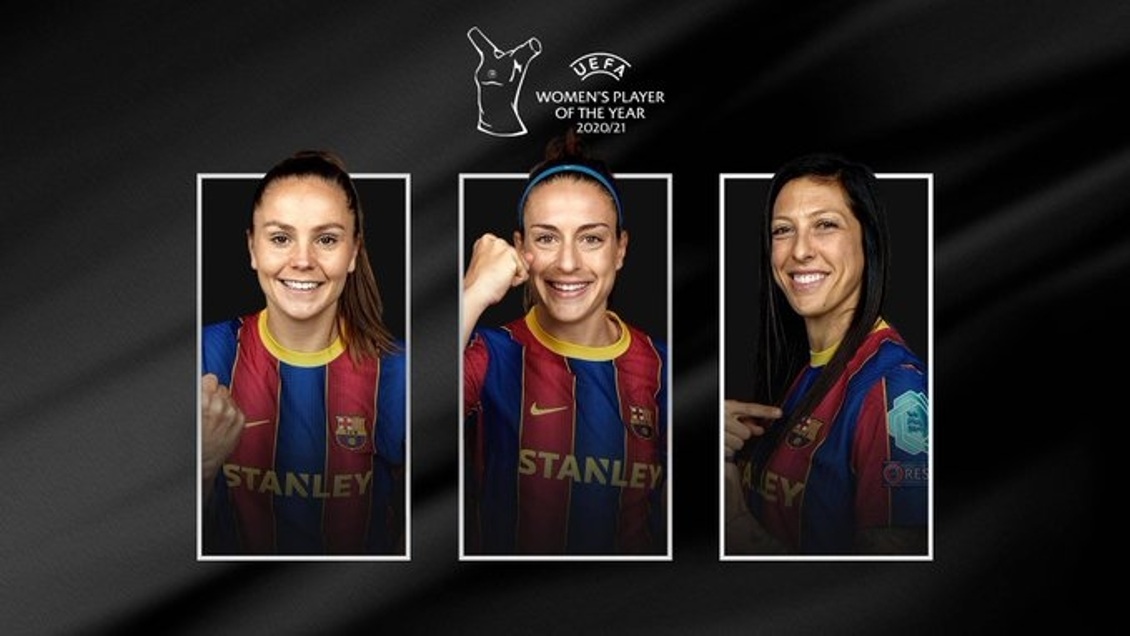El Barça femenino vuelve a hacer historia con las tres finalistas a Mejor Jugadora de la UEFA