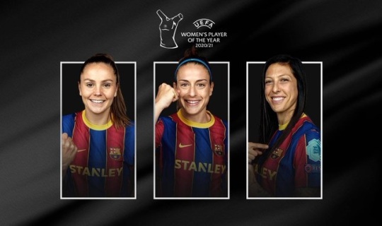 El Barça femenino vuelve a hacer historia con las tres finalistas a Mejor Jugadora de la UEFA