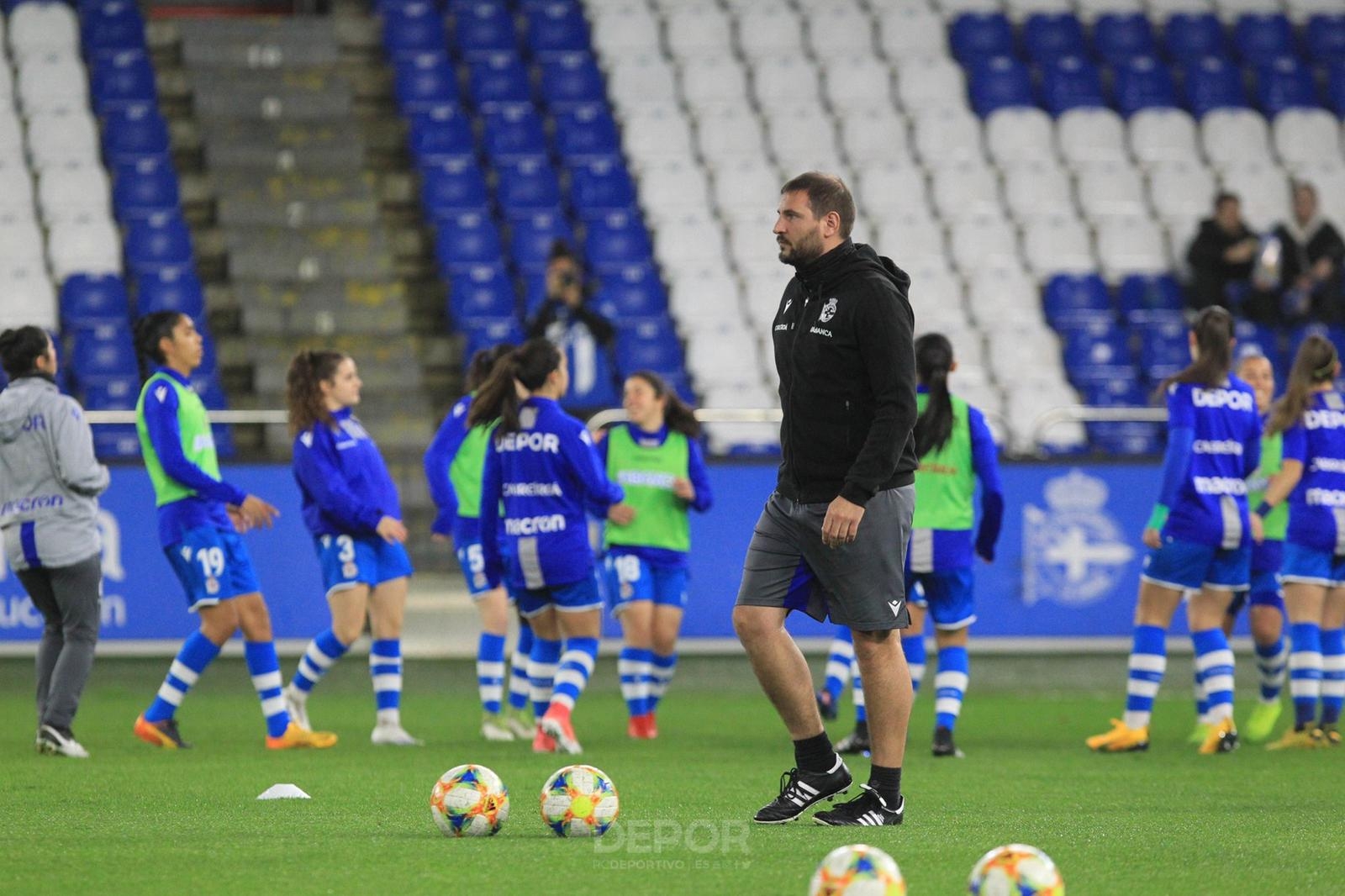 Manu Sánchez en Riazor