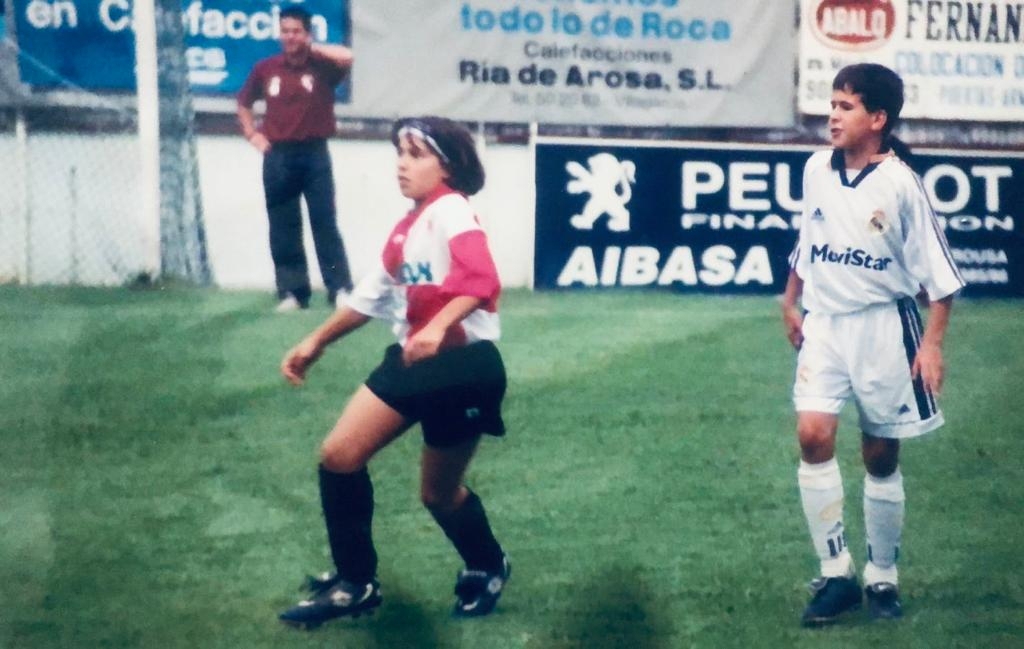 Maripaz Vilas en un torneo infantil