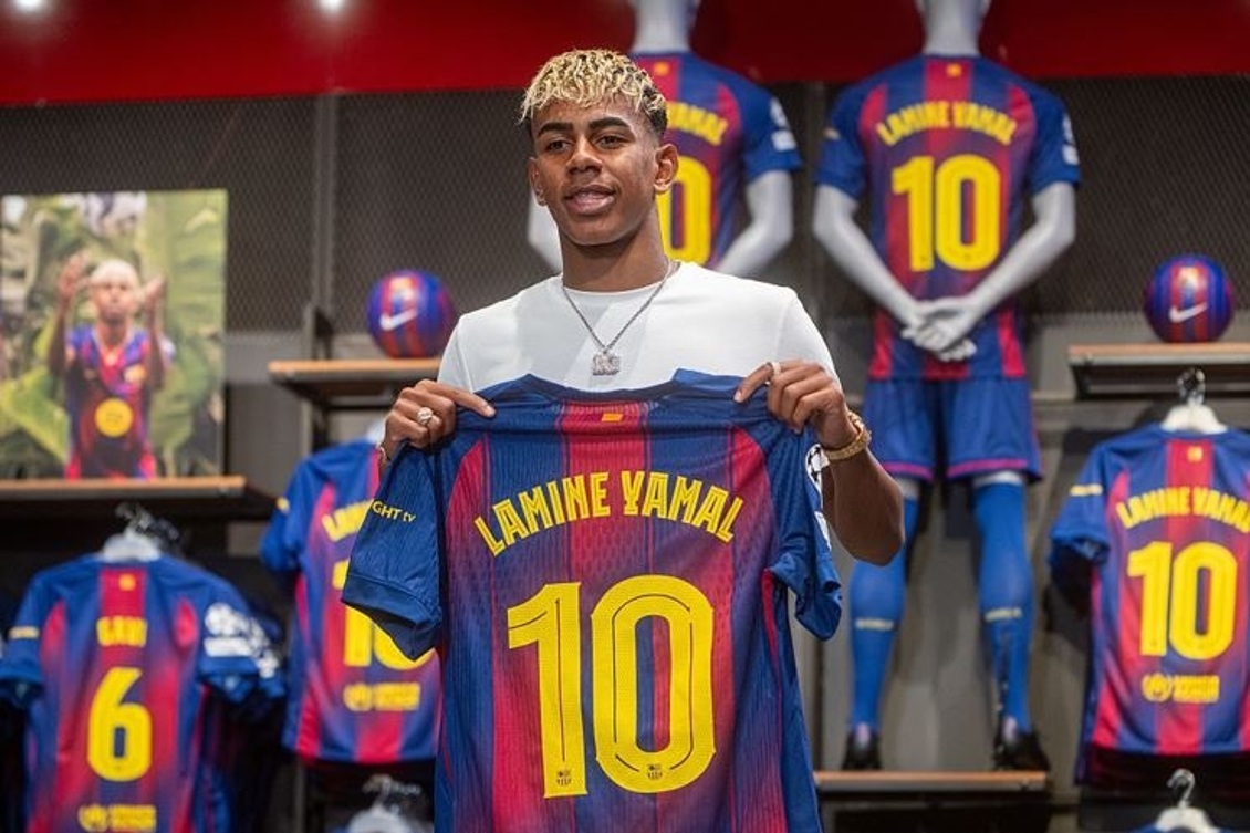Récord de ventas de camisetas de Lamine Yamal