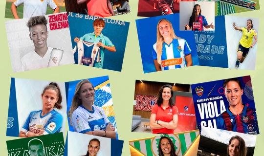 El mercado de fichajes del fútbol femenino en España