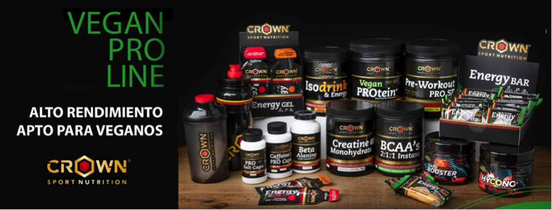 Crown Sport Nutrition crea una línea de productos veganos de alto rendimiento