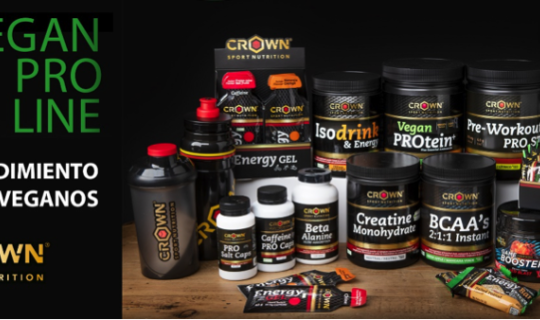 Crown Sport Nutrition crea una línea de productos veganos de alto rendimiento