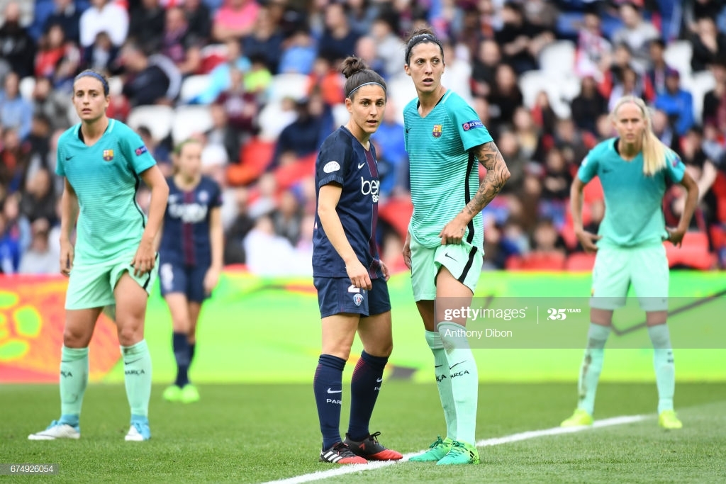 Vero Boquete y Jenni Hermoso. Getty Images.